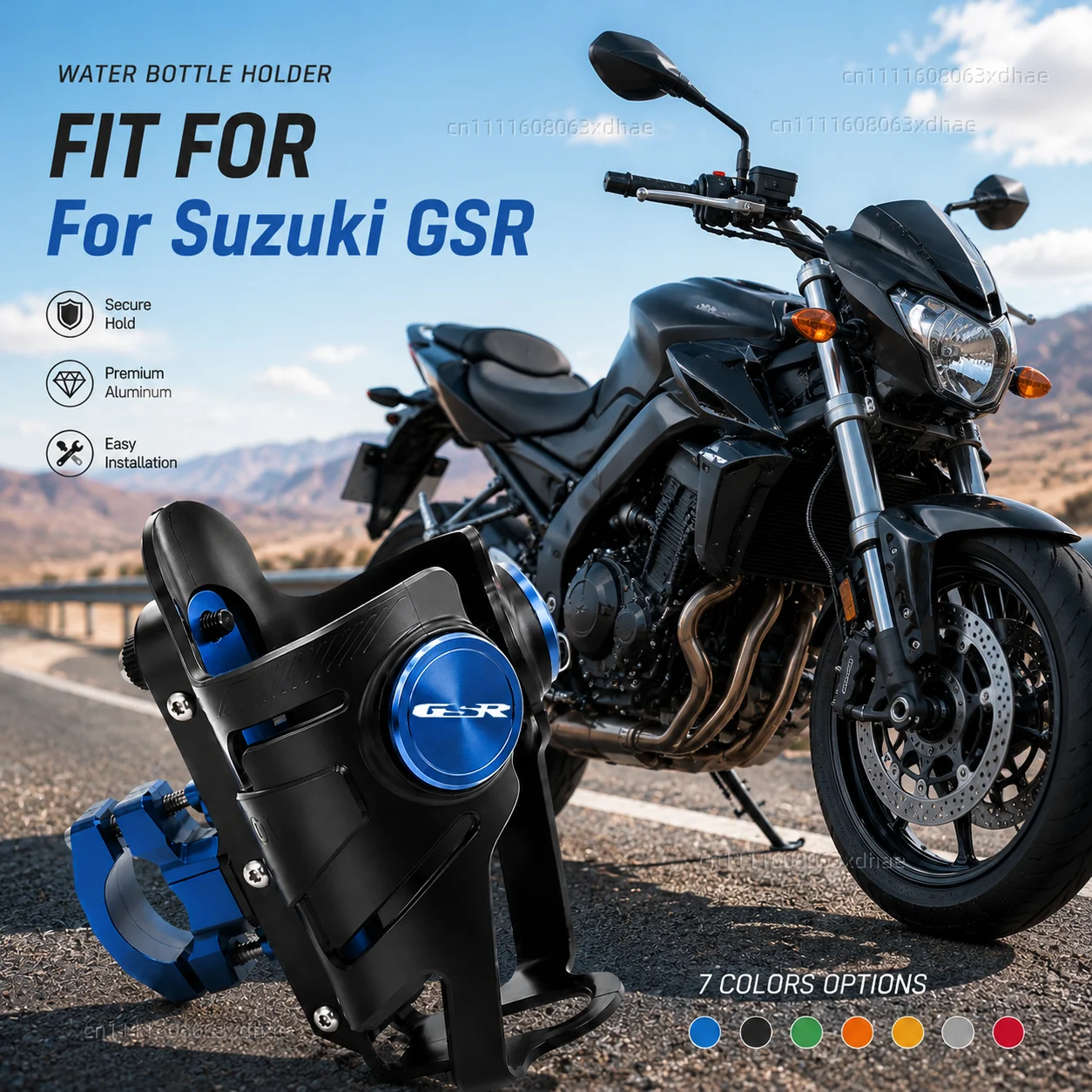 

Motorcycle Water Bottle Holder For Suzuki GSR 750 GSR 600 GSR 400 Coffee Beverage Tea Cup Support Modification Accessories