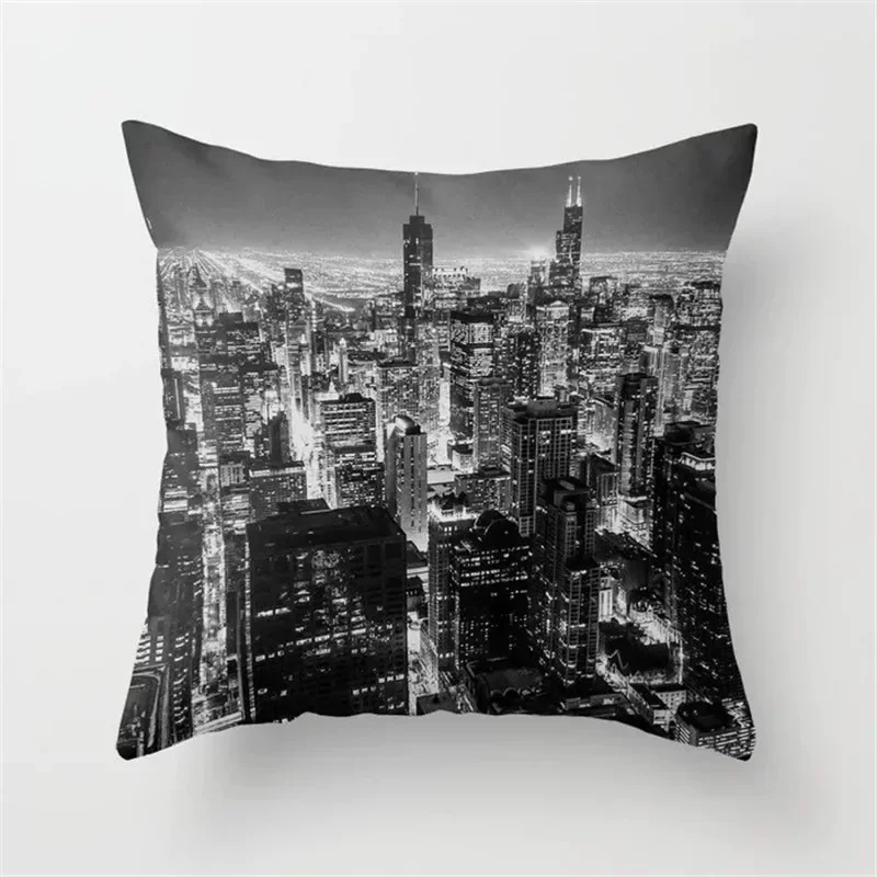 Retro black camera CD bicycle notes pillow sleeve sleeve bedroom office seat decoration pillow sleeve pillow covers decorative