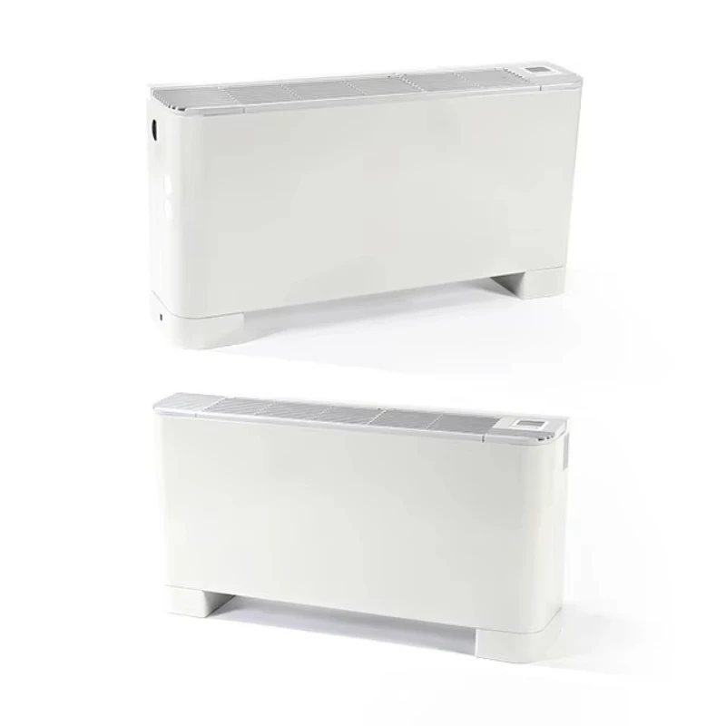 Unidad de bobina de ventilador vertical de agua fría de fábrica, ventilador de pie/montaje en pared expuesta para calefacción y refrigeración