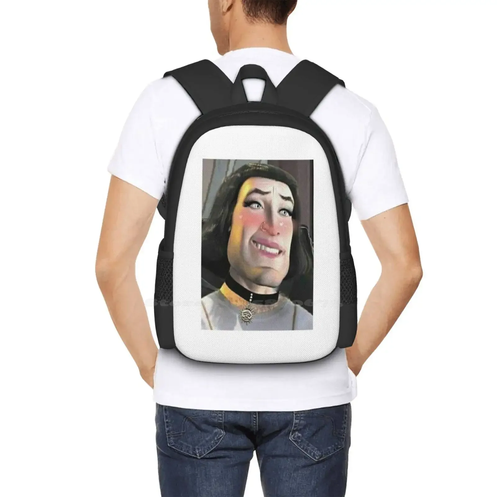 Lord Farquaad E-Girl رائجة البيع حقيبة مدرسية على ظهره حقائب الموضة Lord Farquaad E Girl Meme #6