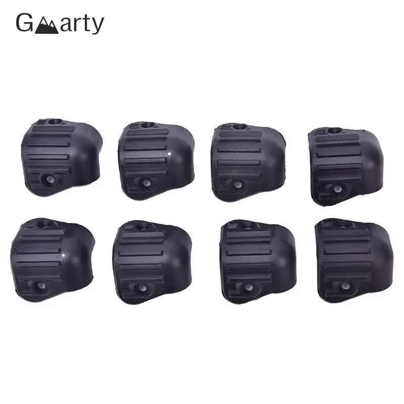 8pcs 2 Hole Amplifier Corner Guitar AMP Stage Speaker Cabinet Corner Protectors Guitar Speaker Corner Protectors Black