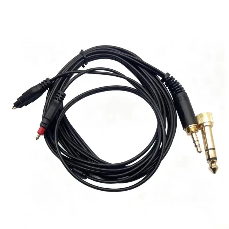 B03F Home Music Headphone Replacement Cord 250CM, Smooth PVC Cable with 3.5MM End, Two Earcup Ends and Daily Desk Side Media Use