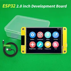 2,8 zoll ESP32 Display für Arduino LVGL WIFI & Bluetooth Entwicklung Board 240*320 Bildschirm LCD TFT Modul mit touch WROOM