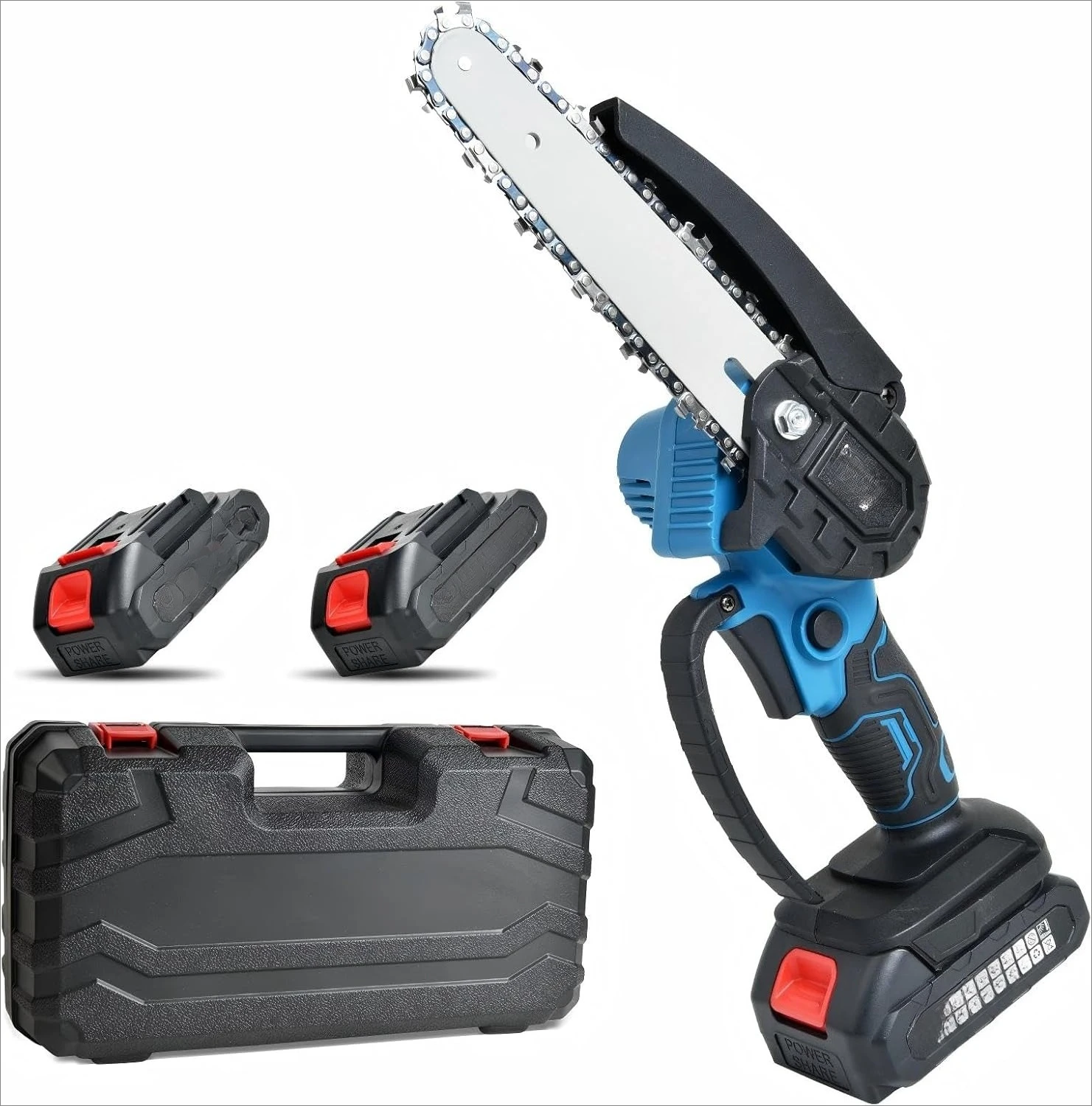 

Мини-цепная пила 6 дюймов, беспроводная, электрическая, ручная, для обрезки веток деревьев, рождественский подарок для мужчин