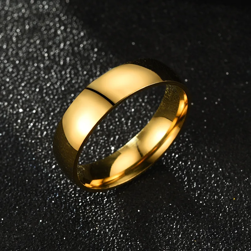 Personalized Name Ring Stainless Steel Ladies Romantic Couple Promise Men Custom Jewelry For Valentine\'s Day Gifts