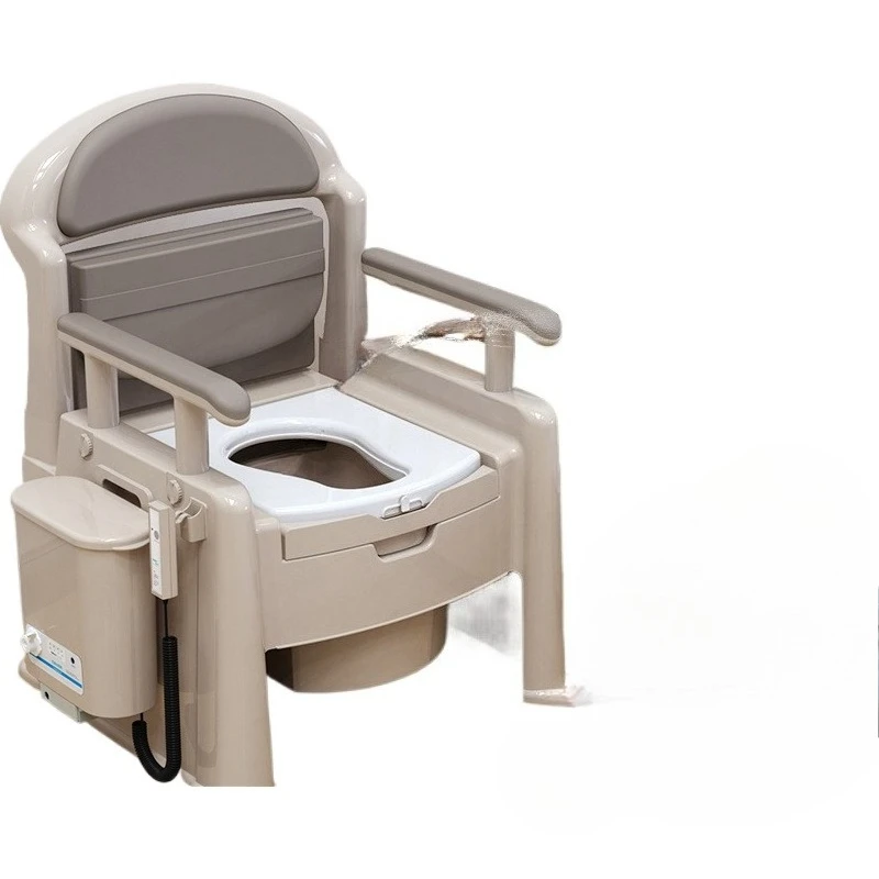 

Portable elderly mobile toilet flushing toilet bedroom bedside care fully automatic