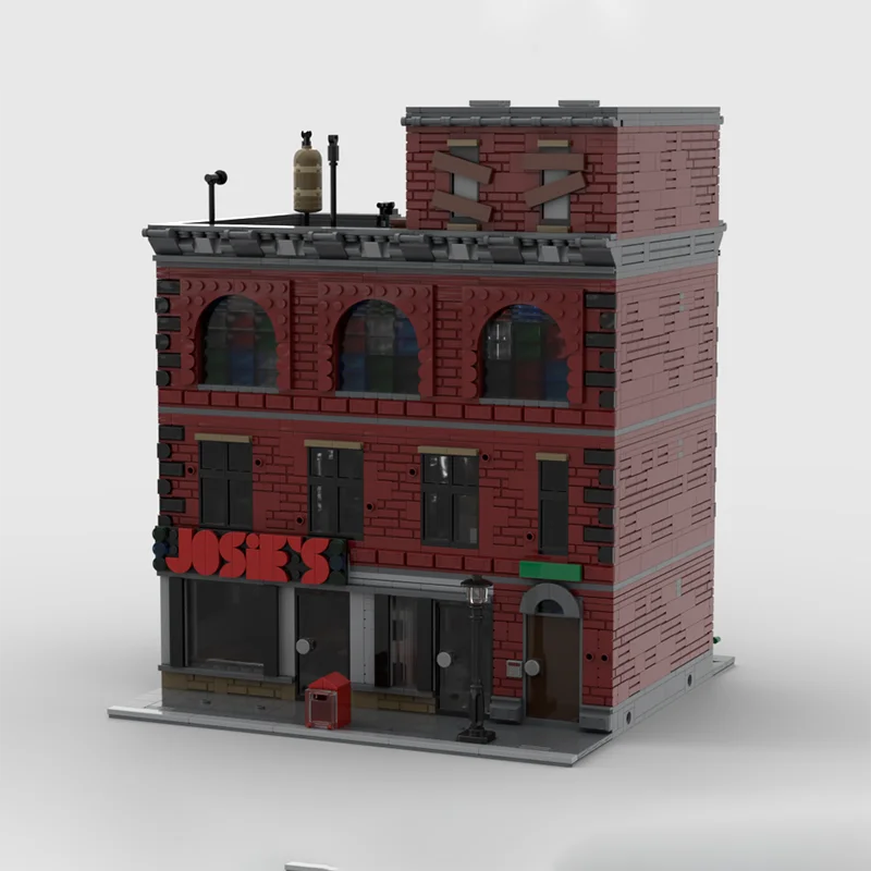 4245PCS MOC Comic Style Character Figure Model Desk Ornament Showcase Detailed Construction Brick Exhibit Collectible Toy Gift