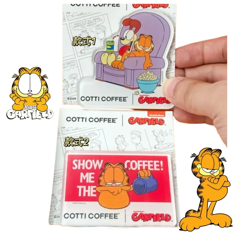 Imán Acrílico para Refrigerador con Diseño de Garfield y Odie, Adorno Magnético Resistente para Refrigerador, Decoración Portátil para el Hogar y la Cocina, Regalo