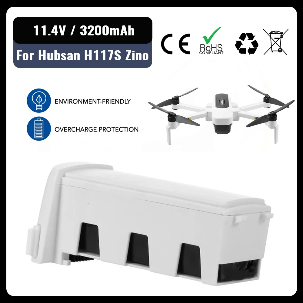 

Аккумулятор 11,4 в для квадрокоптера Hubsan H117S Zino PRO