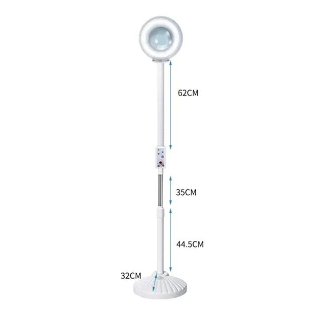 

Standing bea uty Salon Use Led Light Facial Magnifier SA-LC01 Magnifying Lamp