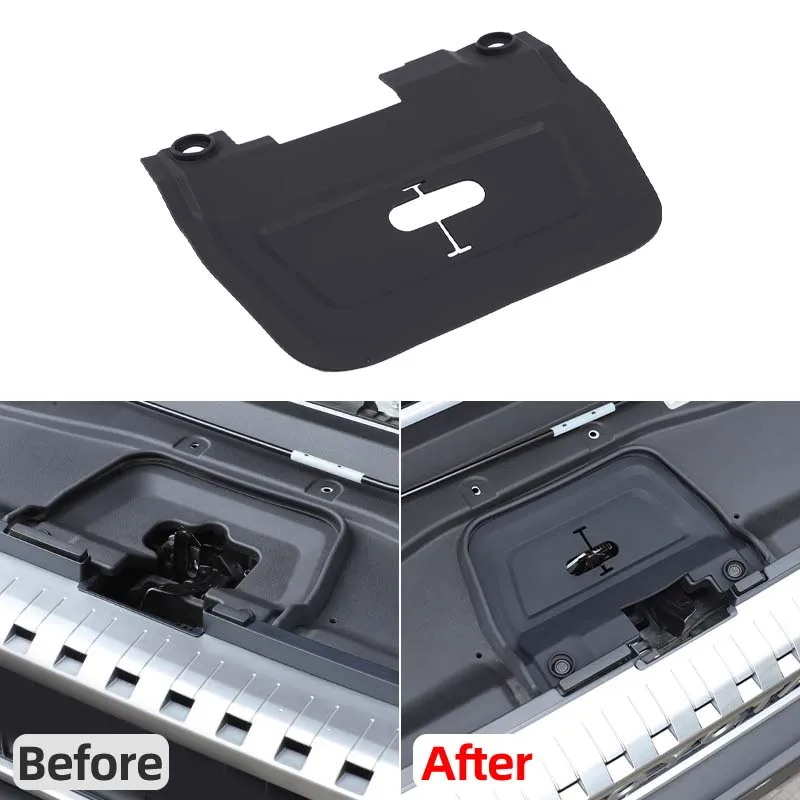 

1Pcs Silicone Black For Toyota Land Cruiser Prado 250 LC250 2024+ Car Front Cabin Lock Dustproof Protective Pad Car Accessories