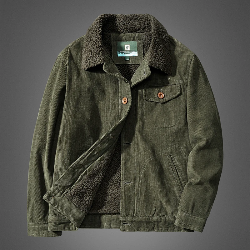 

Casacos De Inverno Masculino Cotton Lapel Comfortable Thickened Warm Men Clothing Wind-Resistant High Quality Outwear Hot Coat