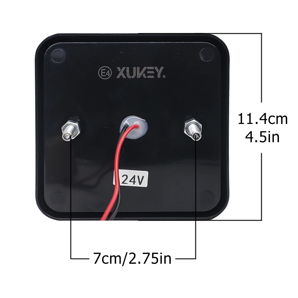 24V Waterproof Universal Driving Tail Fog Signal Lamp 36 LED Rear Bumper Running safety Accessories Truck Trailer Caravan RV BUS