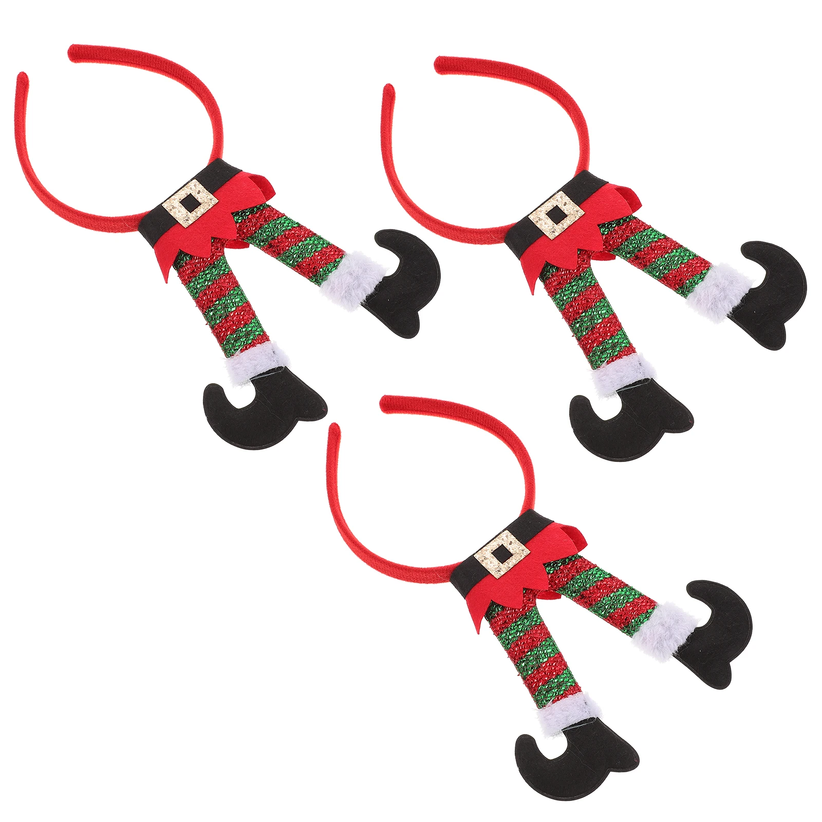 

3 Pcs Hair Accessories for Girls Christmas Headband Headdresses Party Headbands Xmas Miss