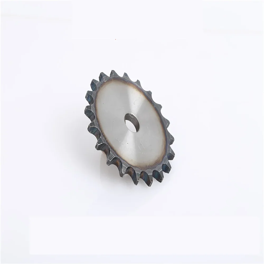 06B Flat Chain Gear 10/11/12/13/14/15/16/17/18/19/20-25 Teeth Industrial Flat Sprocket Wheel Carbon Steel Tooth Pitch 9.525mm