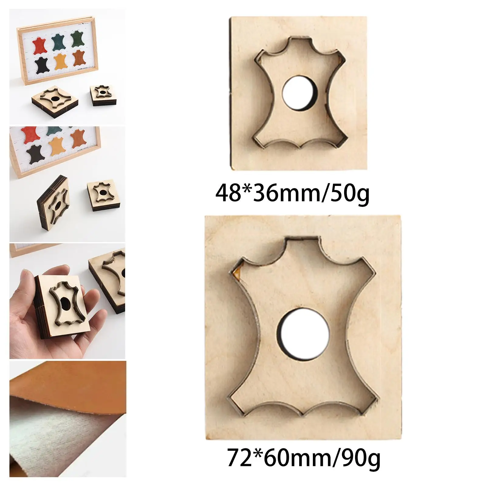 Leather Craft DIY Kit Steel Blade Punch Die Wood Cutting Mould for Leather Pattern Making Bag Charms