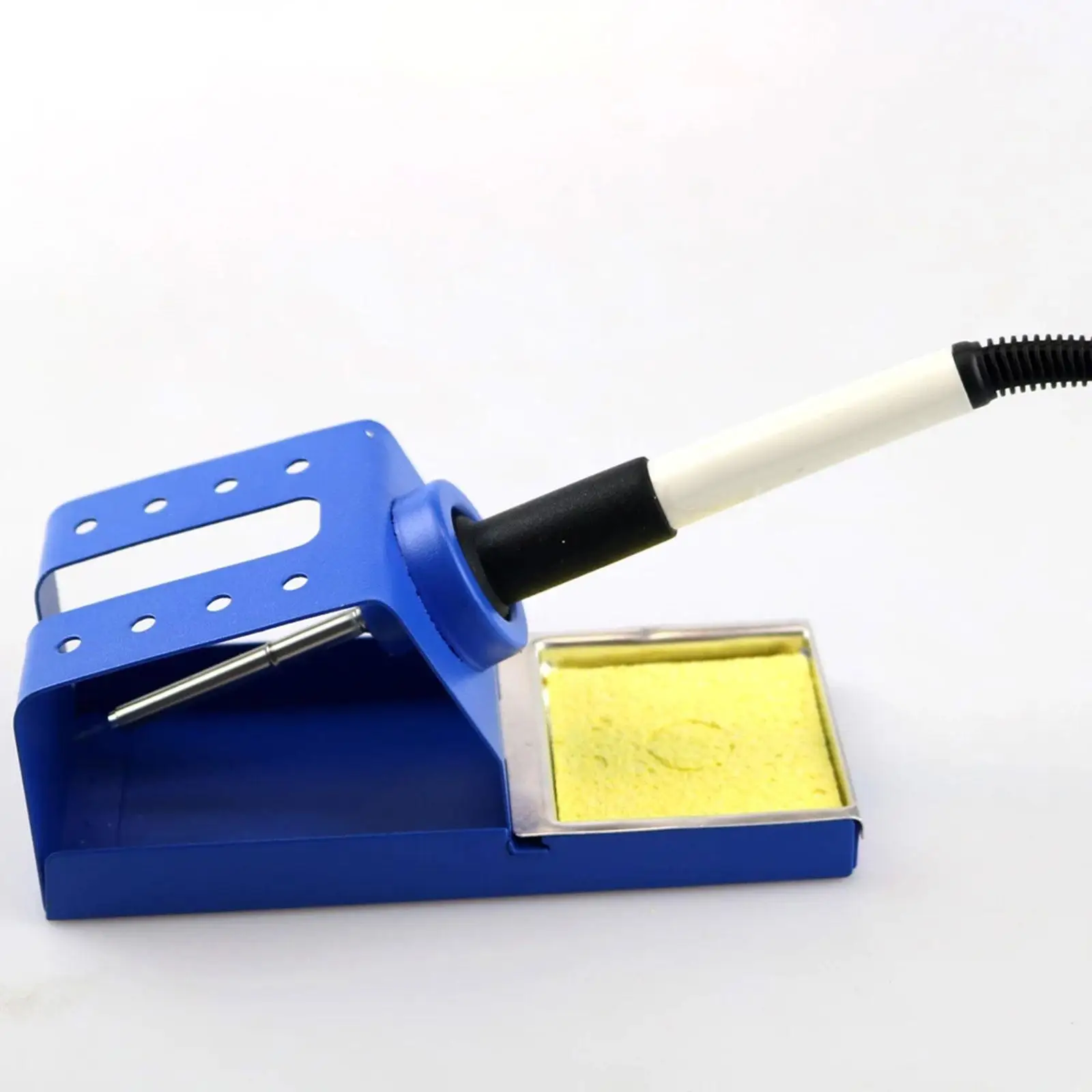 

Mini Soldering Iron Stand Metal Base Welding Torch Stand 936 Soldering Iron Rack for Support Solder Iron Tip Welding Torch