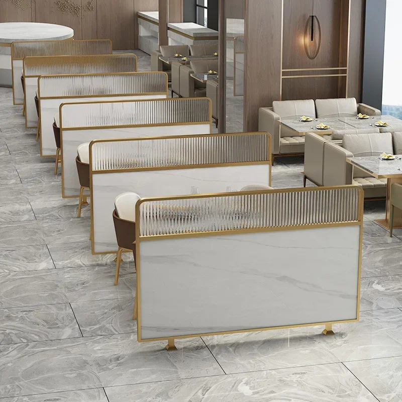 Partition screen restaurant milk tea restaurant hotel hot pot barbecue restaurant aisle half wall decorative fence