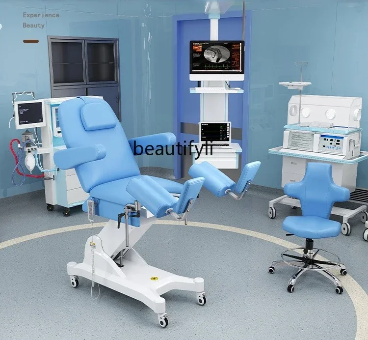 

56 Letto per esame ginecologico ospedaliero multifunzionale, letto privato elettrico, sedia ginecologica di sollevamento