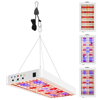 LED Grow Lights for Indoor Plants Full Spectrum 3 Modes 8H/12H/16H Timer Remote Control Plant Light Seed Starting Seedlings