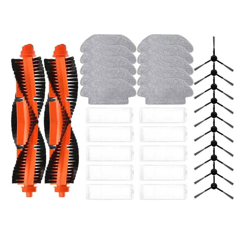 أجزاء منظف ممسحة فلتر Hepa للفرشاة الجانبية الرئيسية من SANQ لـ Xiaomi Mi Robot Vacuum Mop 2S/Mop P/Mop Pro/XMSTJQR2S / STYTJ02YM