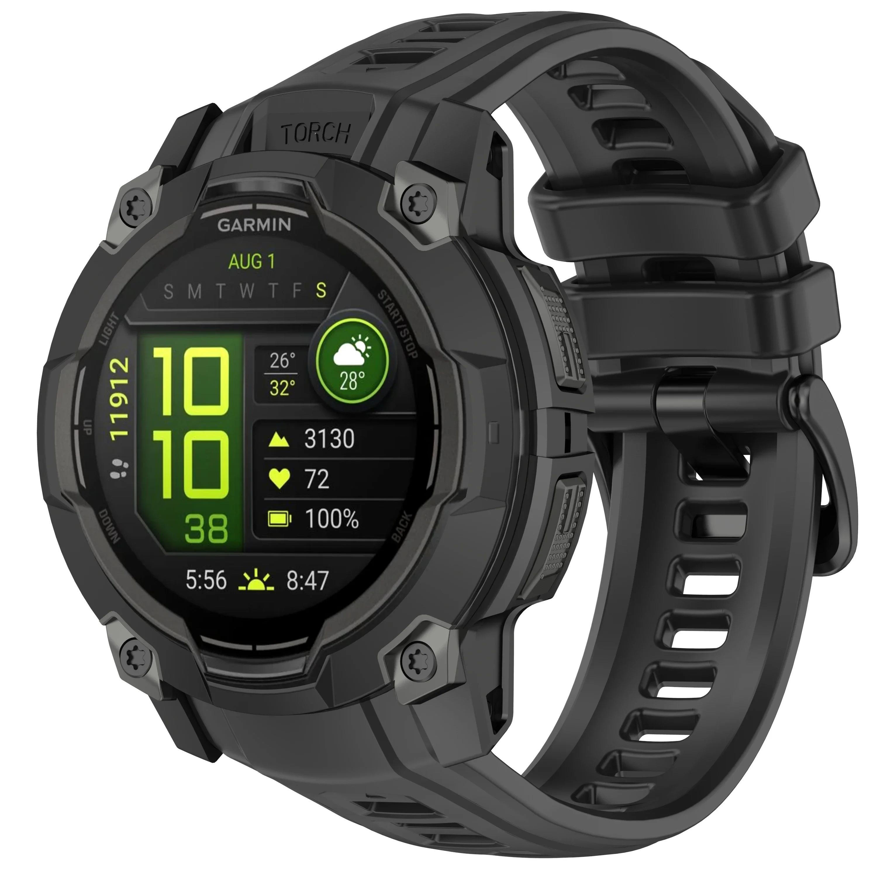 Oficjalny silikonowy pasek do Garmin Instinct 3 Amoled 50mm 45mm, bransoletka na nadgarstek do Garmin Instinct 3 Solar 45mm 50mm, zamiennik
