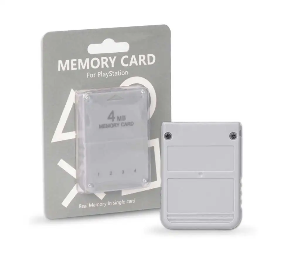 BlueRetro 1PC/2PC 4M Memory Card For PS1 Save Game Card For PlayStation1 PS One Game Consoles Data Saving Progress Memory Card