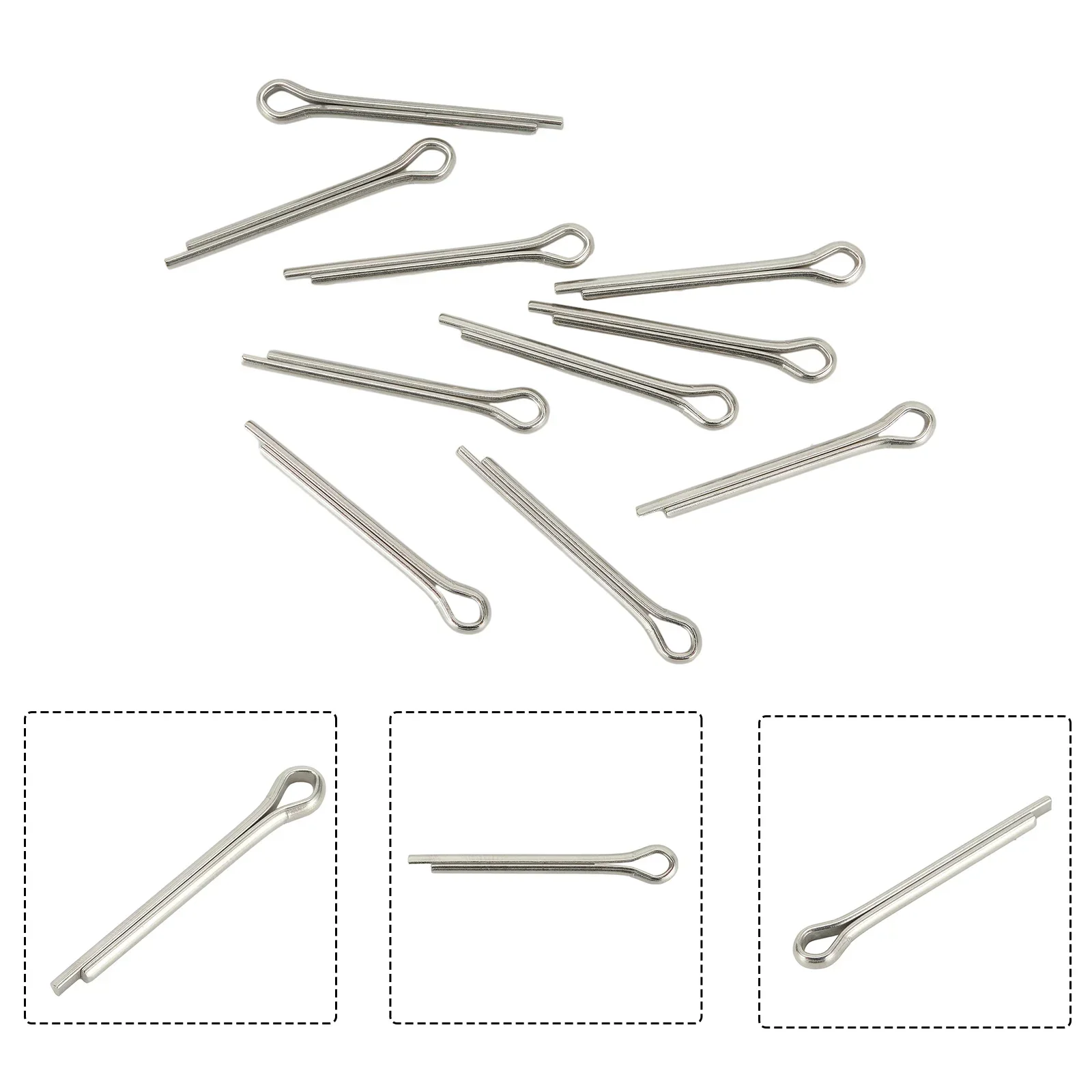 Better Heat Dissipation Bike Disc Brake Pads Cotter Pin Retaining Split Pins Retaining Split Pins Stainless Steel