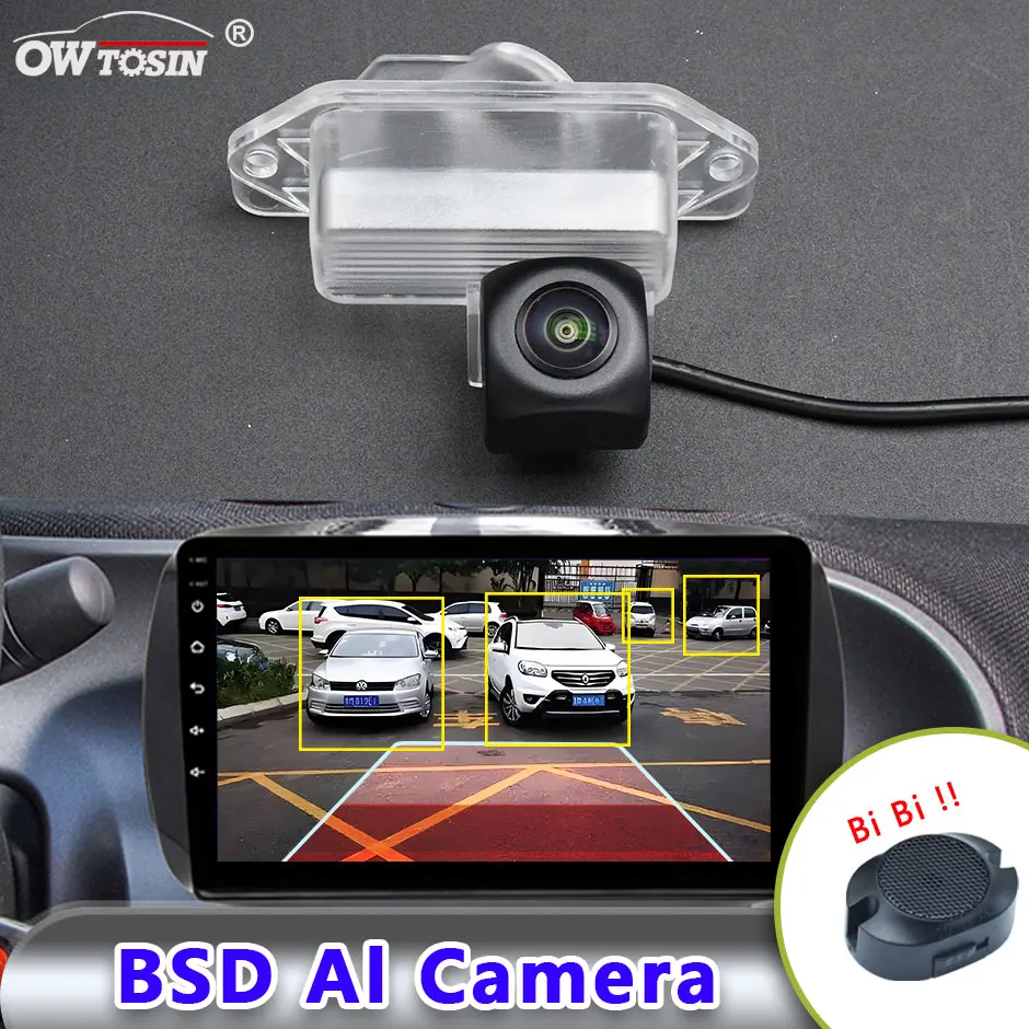 

1920x1080P AHD AI Car Vehicle view Camera For Mitsubishi Grandis MPV 2003~2011 Evolution X BSD Blind Spot Radar Alarm Monitor