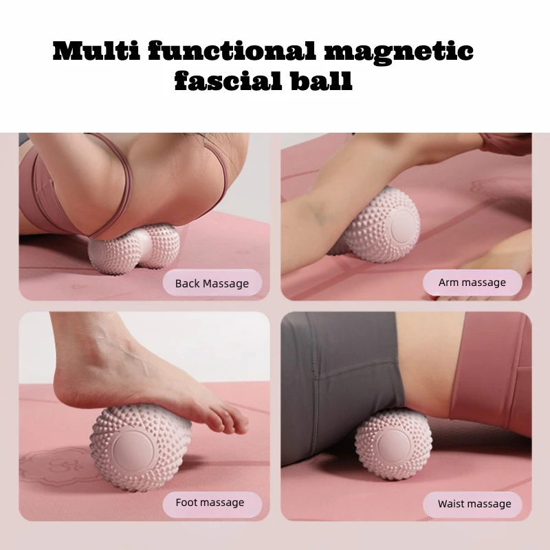 Fascia Peanut Ball Foot Massage Spinal Muscle Relaxation Double Ball Hip Back Leg Acupoint Stimulation Yoga Massage Ball