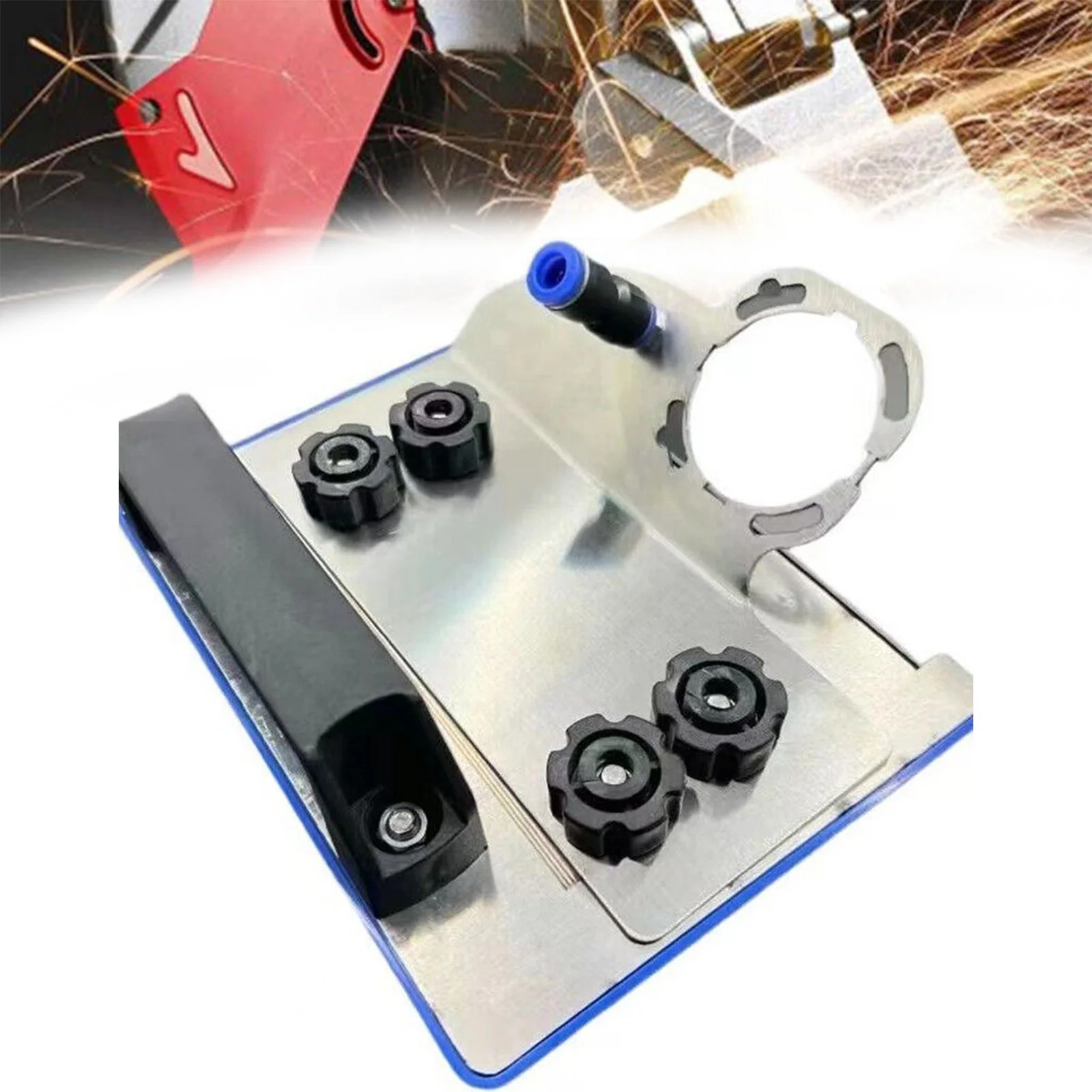 Angle Grinder Stand for Tile 45°Chamfer Cutting Angle Tile Stone Chamfering Tools Portable Grinder Attachment Chamfered Bracket