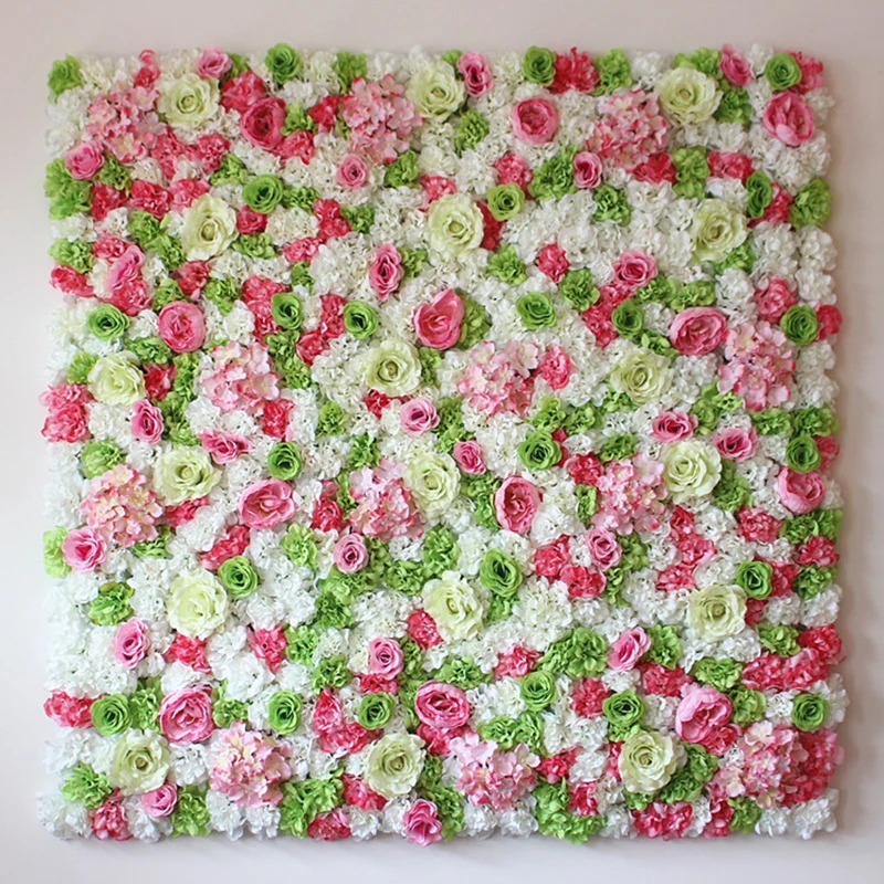 

Artificial Hydrangea Peony Rose Floral 3D Wedding Flower Wall Panels for Stage or Backdrop Planning Wedding Event Decorations