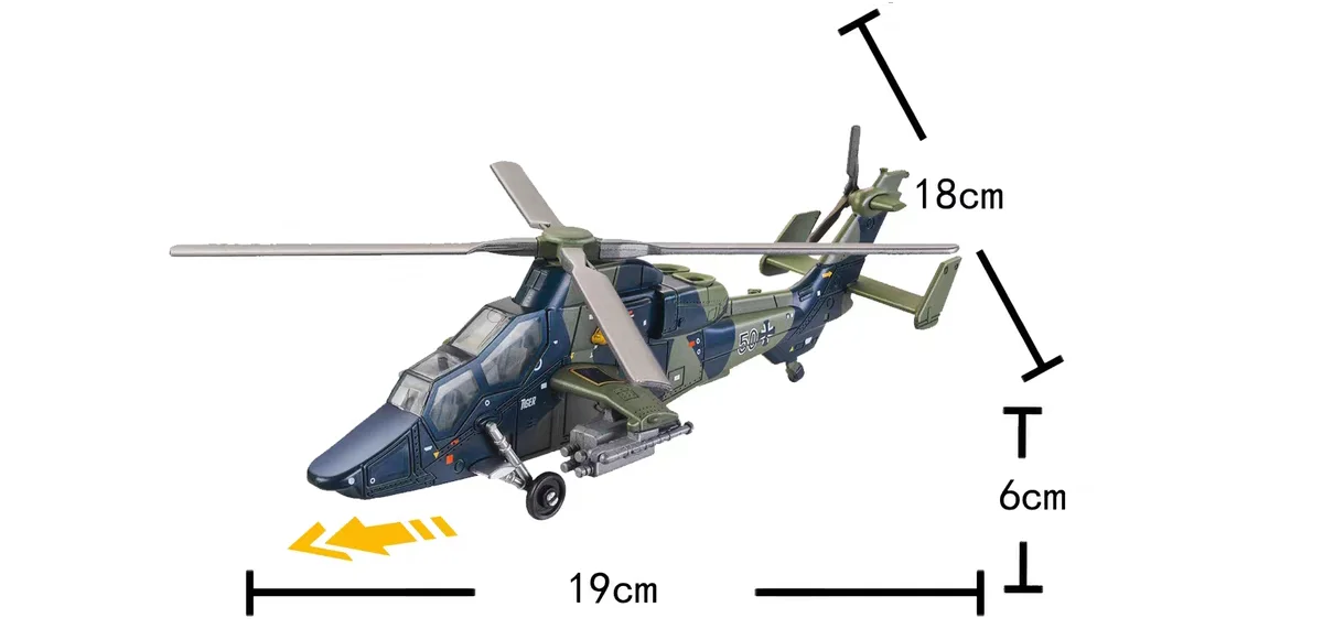 1:72 Maßstab Militärhubschrauber-Modell Plastik-Bausatz AH-64 Apache & EC-665 Tiger Montage-Puzzle Spielzeug für Sammler und Geschenke # M – Detail 7