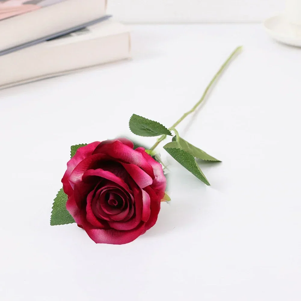 Artificial Velvet Flower Artificial Wedding Flower Enhance The Aesthetics High-quality Material Realistic Size