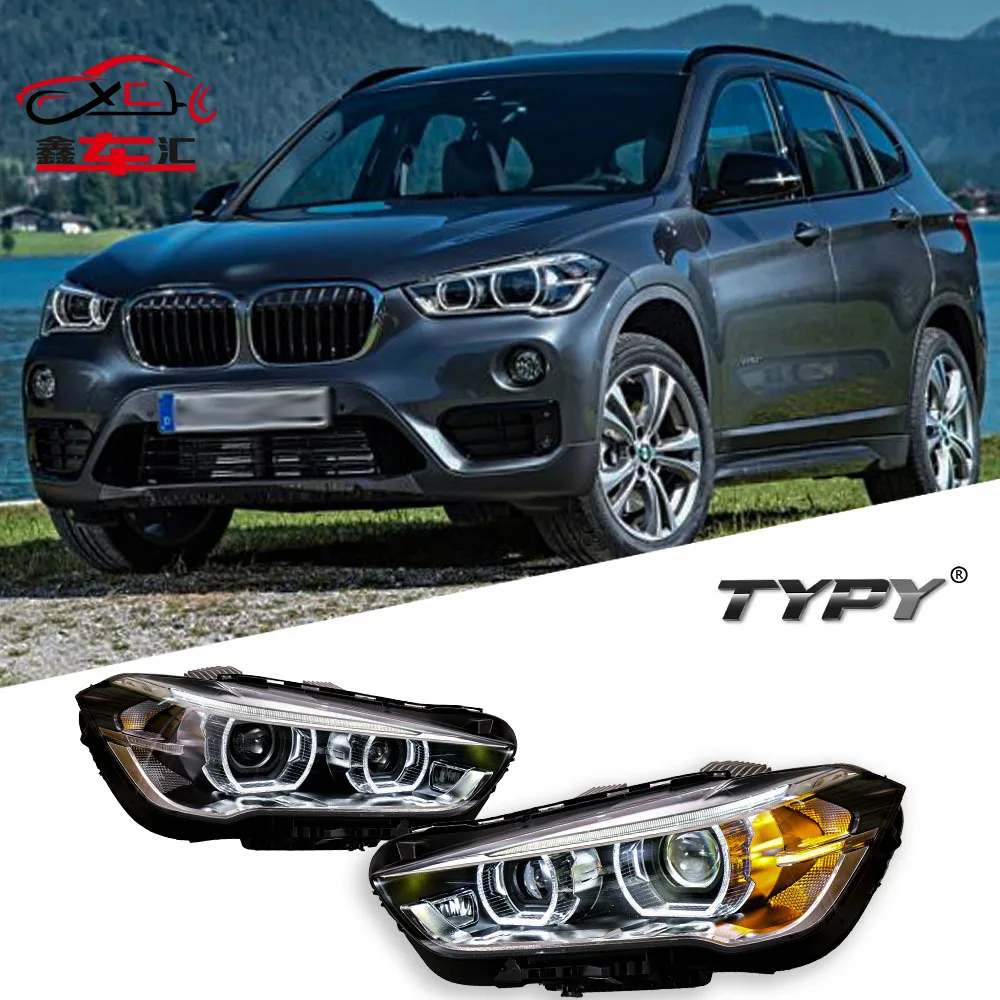 

TYPY Car For BMW X1 F48 F49 Headlights 2016-2020 Upgrade Modified to New DRL Dynamic Turn Signal LED Headlight Auto Accessories