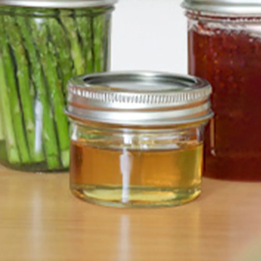 20Pcs Silver Aluminum Cap Jar Clear Plastic Storage Containers Versatile Household Kitchen Cream Candy Jars Airtight Lids view 6