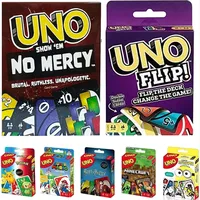 /- UNO FLIP! Pokemon Board Game Anime Cartoon Pikachu Figure Pattern Family Funny Entertainment uno Cards Games Christmas Gifts