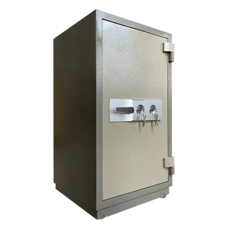 【Fashionable】Multi-Size Wall Mounted Steel Body Fireproof Anti-Theft Safe Box with Double Key  Secure Wall Safe