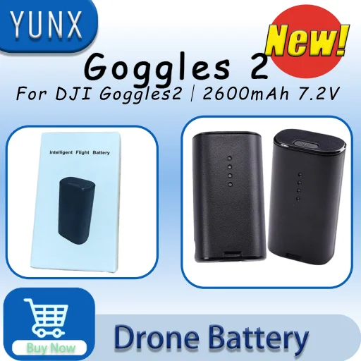 2600mAh 7.2V Replacement Spare Battery Repair Parts Compatible for DJI Goggles 2 FPV Goggles Accessories