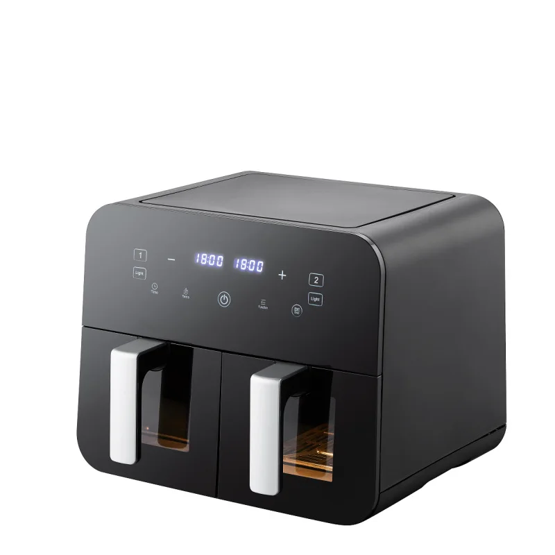 

Air fryer, multi-functional digital large-screen double pan