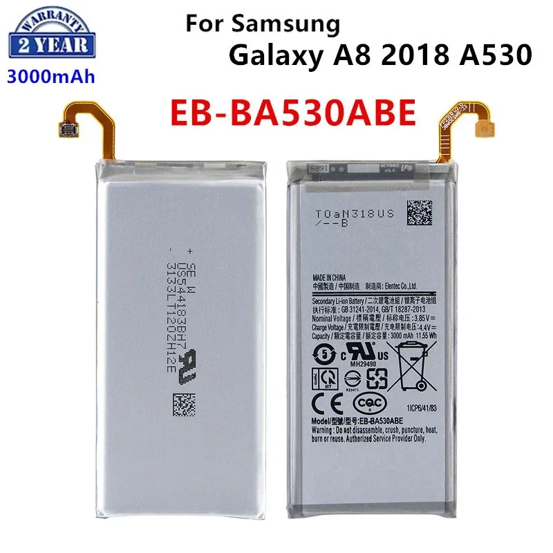 

Brand New EB-BA530ABE 3000mAh Battery For Samsung Galaxy A8 2018 A530 SM-A530 A530F A530K/L/S/W A530N/DS Batteries