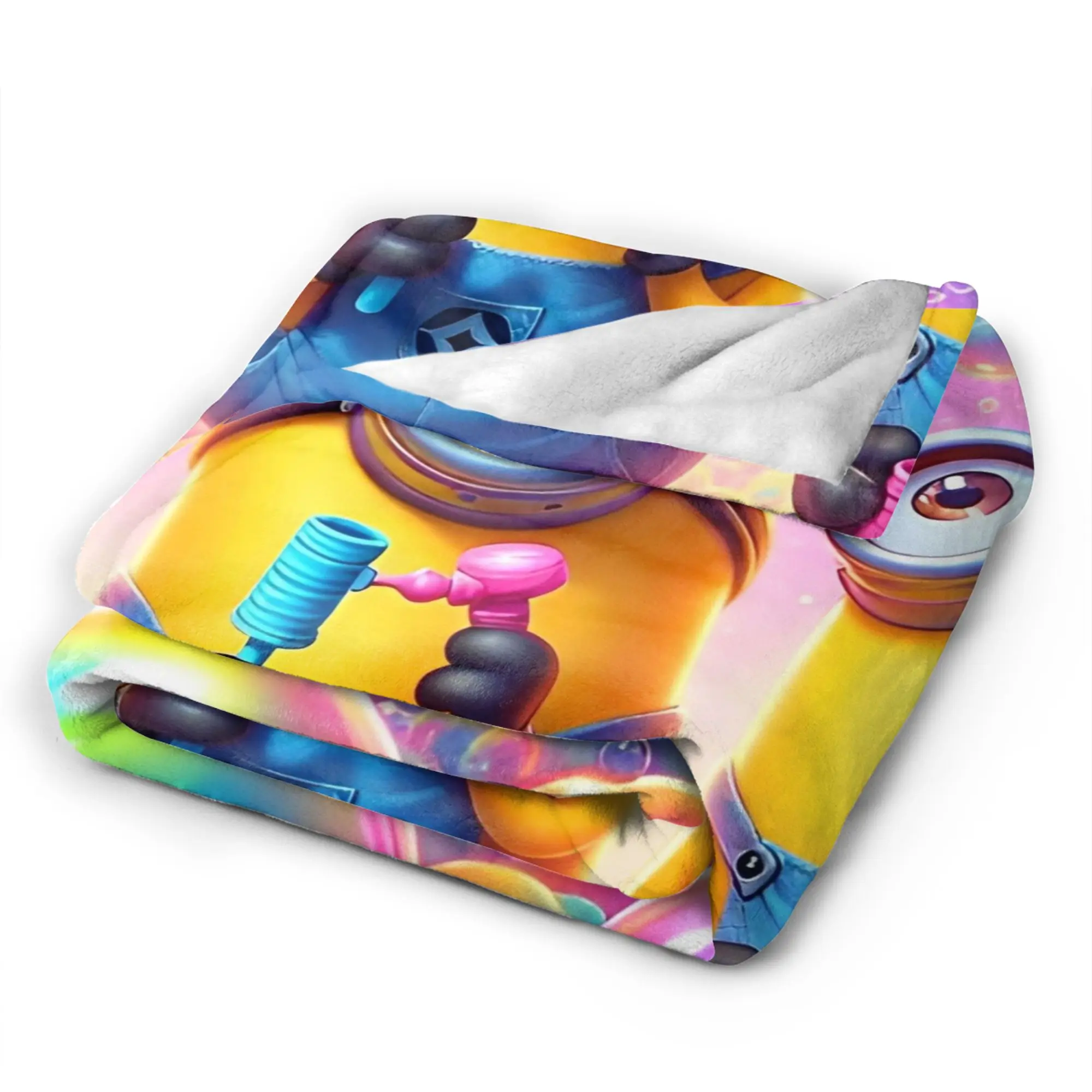 بطانية كيفن ديف من الفلانيل كارتونية خفيفة الوزن لسجادة سرير الأريكة المنزلية