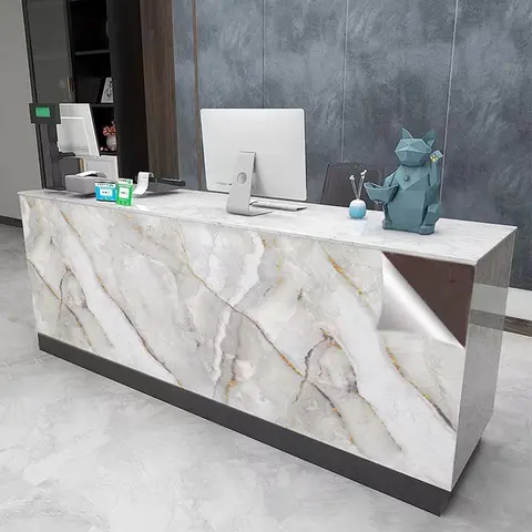 40cm Wide Self-adhesive Wallpaper Kitchen Waterproof Stain Resistant Old Item Renovation Sticker PVC Wallpaper Adhesive Border