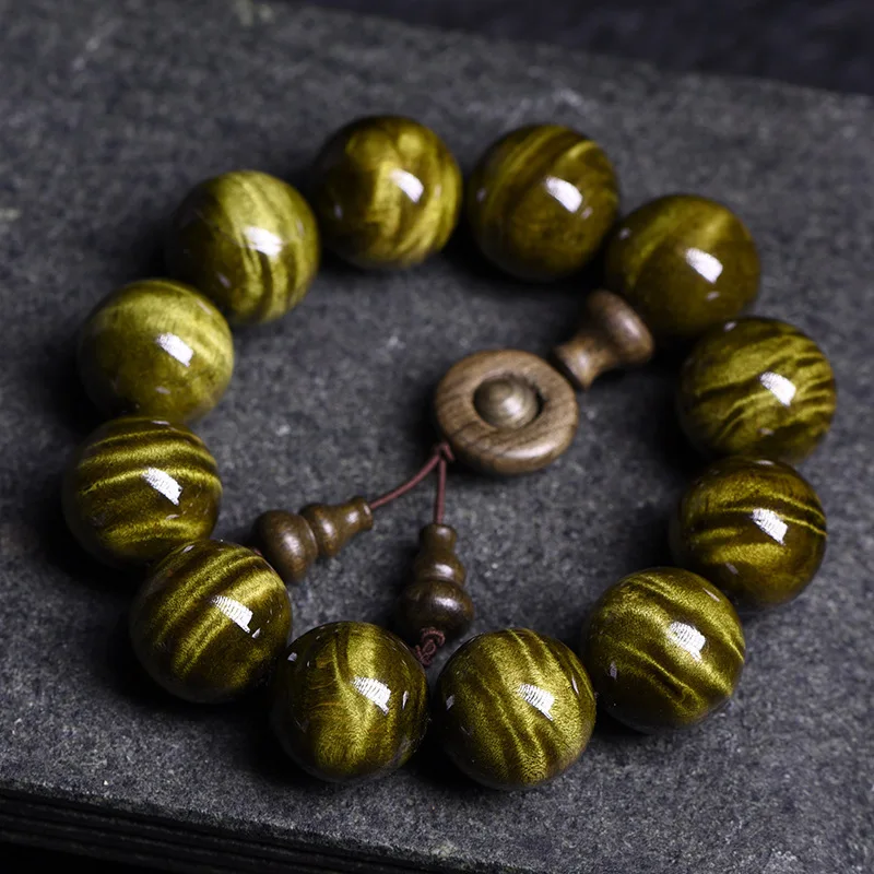 دا يي جين سي نان مو مو موجة المياه الطبيعية التنين المرارة نمط اللعب الثقافي بوذا حبة سوار الرجال والنساء شعبية Wo #3