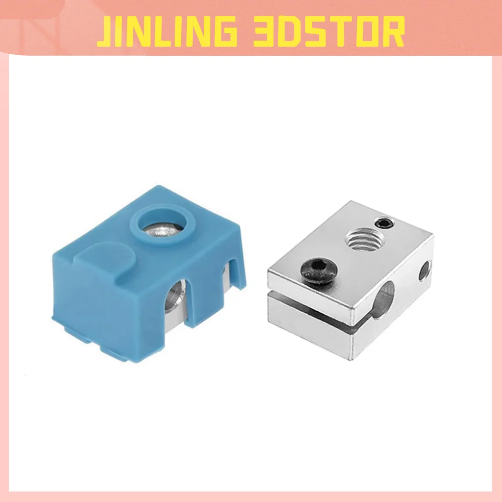 

New Upgraded Aluminium V6 Official Heat Block 23*16*12 mm For E3D V6 PT100 J-head Extruder HotEnd Heater sensor 3D printer Parts