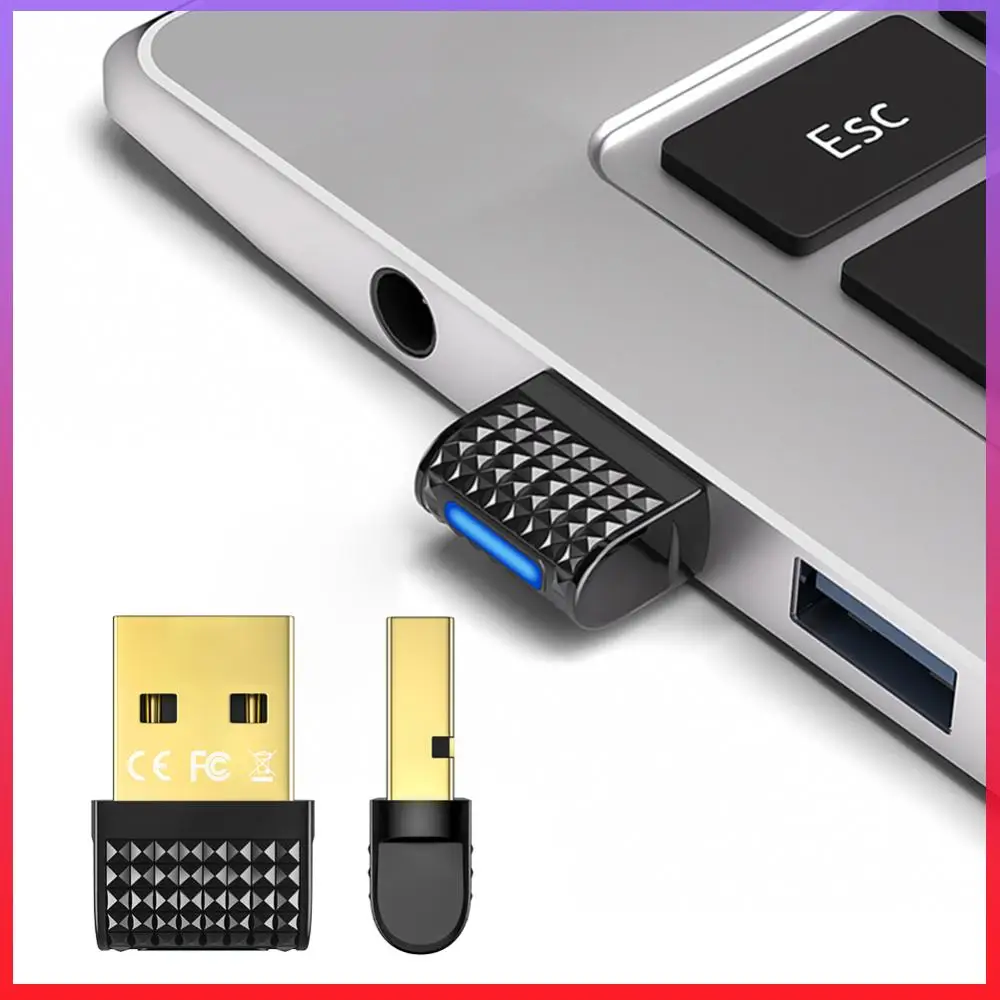 

Адаптер BT 6.0, USB-адаптер BT 6.0, беспроводной адаптер Plug and Play для ПК, мыши, клавиатуры, наушников, колонок
