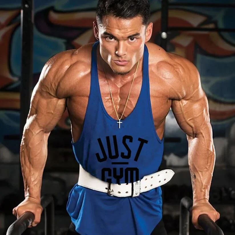 Running Vests Mens Summer Bodybuilding Fitness Stringer Tank Tops DO THE WORK Singlets Sporting Muscle Sleeveless Tanktops Shirt
