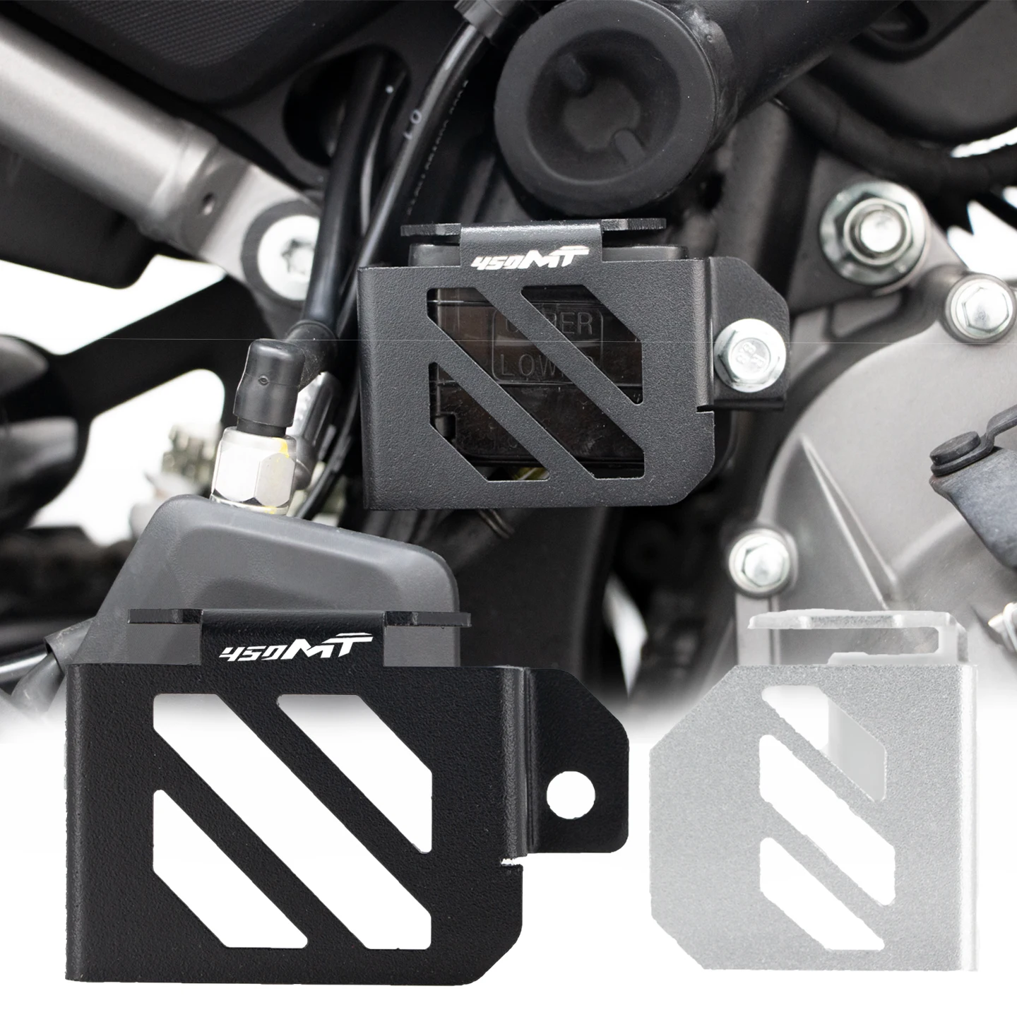 

Для CFMOTO 450MT 450NK 450SR 450SS 450CLC 450 MT SRS мотоциклетный задний главный тормозной цилиндр, крышка резервуара для жидкости, защита масляной чашки