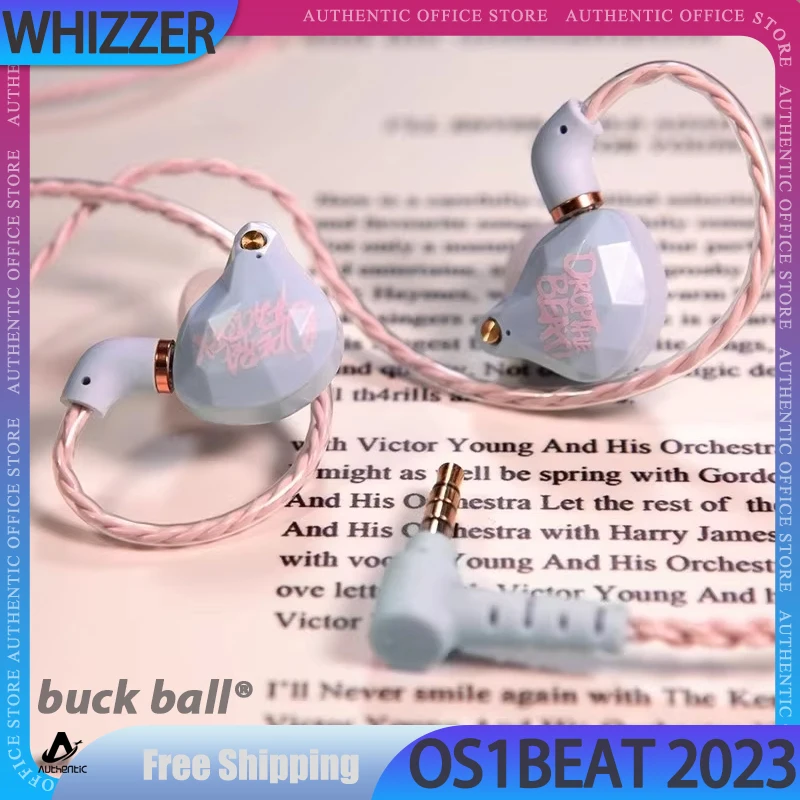 Whizzer Os1beat 2023 Hifi Headset Wired Gaming Sports Headphones With Microphone Noise Reduction Trendy Customise Birthday Gifts