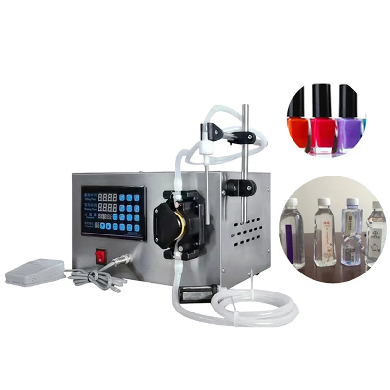 

1-200 ml Peristaltic Pump Filling Machine High Accuracy Beverage Perfume juice liquid Filler Electric quantitative Dispenser